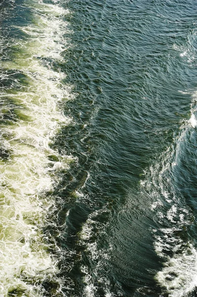 Abstract Achtergrond Trace Van Het Schip Het Water — Stockfoto