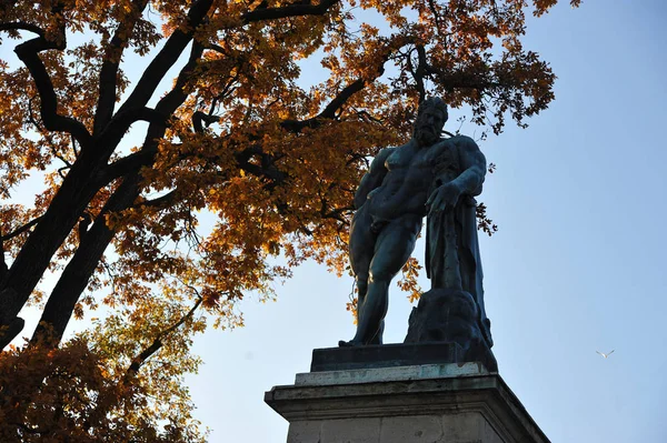 Pushkin Federacja Rosyjska Października 2018 Rzeźba Catherine Park Siele Przedmieściach — Zdjęcie stockowe