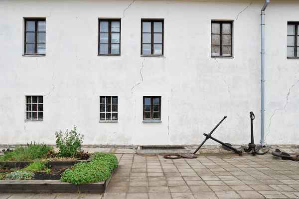 Narva Estland November 2018 Innergård Narva Fästning — Stockfoto