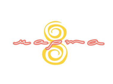 8 Mart mutlu womans günü yazı tebrik kartı