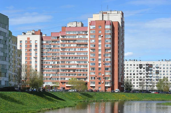 Saint Petersburg Russia May 2020 Brick Houses Saint Petersburg Banks — Stock Photo, Image