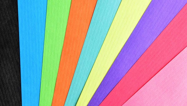 Fundo Multicolorido Com Folhas Papel Kraft — Fotografia de Stock