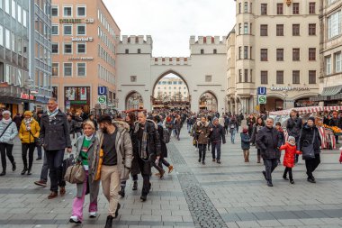 Noel 'de Münih sokakları