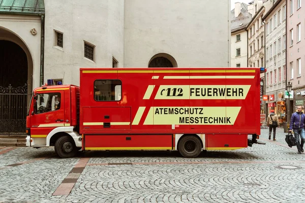 Bir Münih İtfaiye Aracı