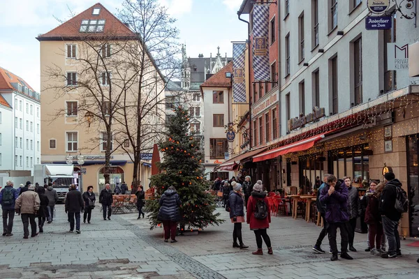 Noel 'de Münih sokakları