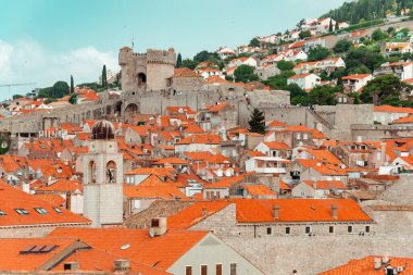Dubrovnik 'in tepeden görünüşü