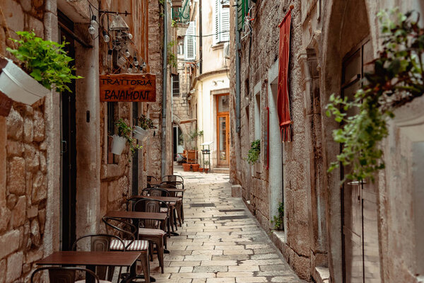Streets of the old town of Split