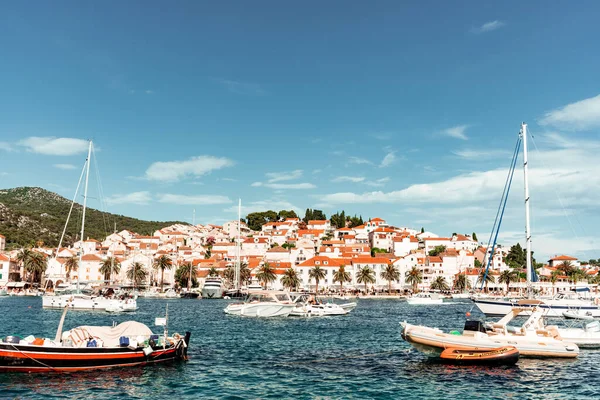 Puerto Isla Hvar Croacia —  Fotos de Stock