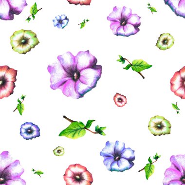 Kusursuz çiçek deseni, güzel sonsuz çizimler.