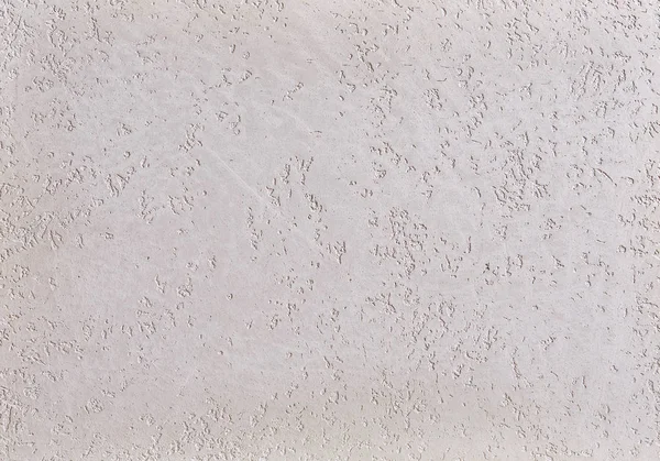 老粗糙白色石膏墙体的近表面细节, 宏观. — 图库照片