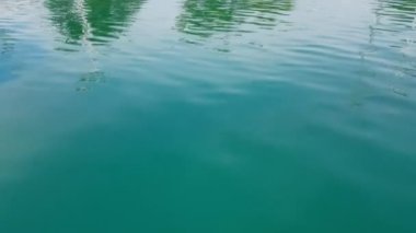 Yeşil su hareketli arka plan,