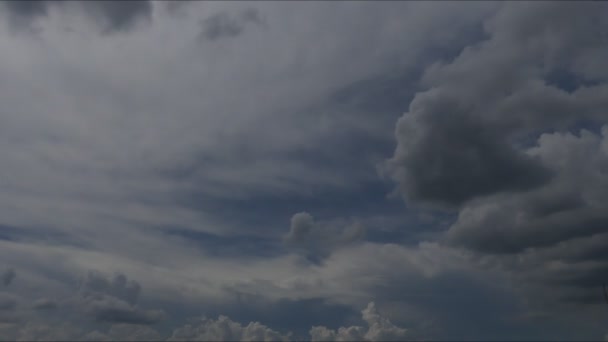 Time Lapse Vidéo Nuages Mouvement Sur Ciel — Video