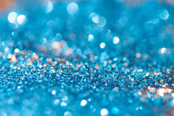Renk mavi bokeh arka plan,