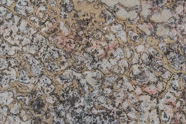 Fond et texture de mur de plâtre de pierre craquelée vieillie — Photo