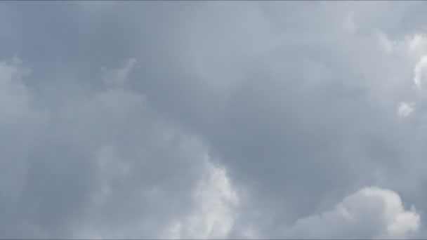 Abstract Pluizig Gezwollen Cloudscape Air Time Lapse Hoge Zonnige Cumulus — Stockvideo