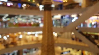 Bulanık video İç Mağaza mağaza soyut arka plan,