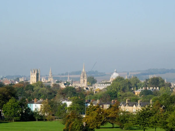 Oxford városképe álmodozó spirálokat mutat — Stock Fotó