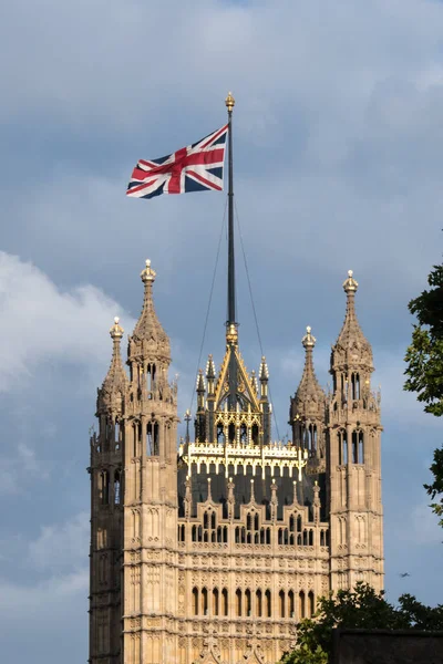 Victoria Tower, Houses Of Parliament, Pałac Westminster, Londyn, Anglia, Wielka Brytania — Zdjęcie stockowe