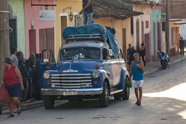 Trinidad Cuba 2018 Ônibus Local Gua Guas Cuba Tem Tipos — Fotografia de Stock