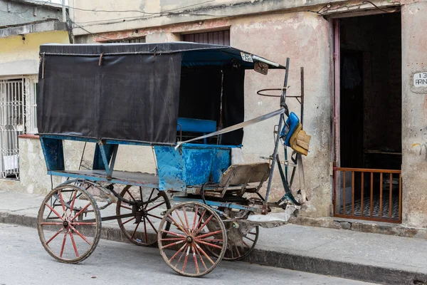 Santiago Cuba Cuba 2018 Táxi Carruagem Puxado Por Cavalos Cuba — Fotografia de Stock