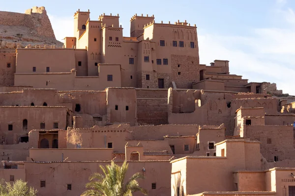 Ait Ben Haddou ksar Marokkó, ősi erőd, amely egy UNESCO örökség része — Stock Fotó
