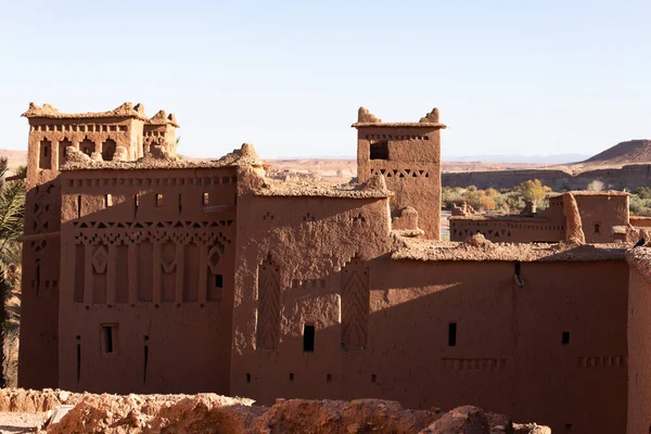 Ait Ben Haddou ksar Marokkó, ősi erőd, amely egy UNESCO örökség része — Stock Fotó
