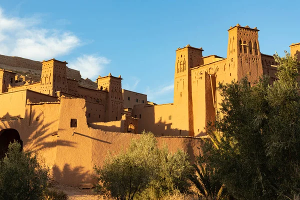 Ait Ben Haddou ksar Marocco, antica fortezza patrimonio dell'Unesco — Foto Stock