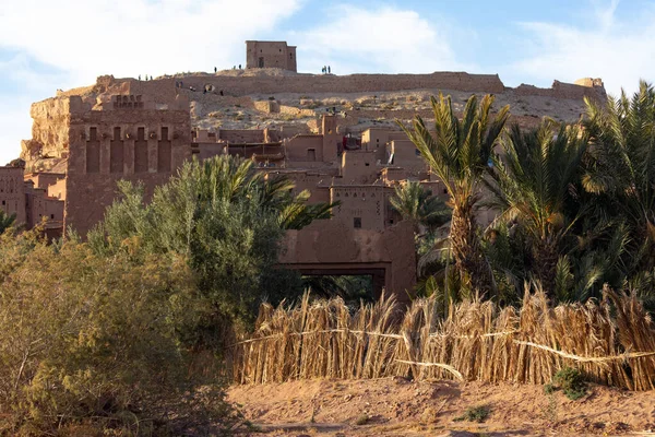 Ait Ben Haddou ksar Μαρόκο, αρχαίο φρούριο που είναι ένα μνημείο πολιτιστικής κληρονομιάς της Unesco — Φωτογραφία Αρχείου