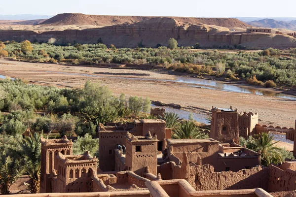 Ait Ben Haddou ksar Μαρόκο, αρχαίο φρούριο που είναι ένα μνημείο πολιτιστικής κληρονομιάς της Unesco — Φωτογραφία Αρχείου