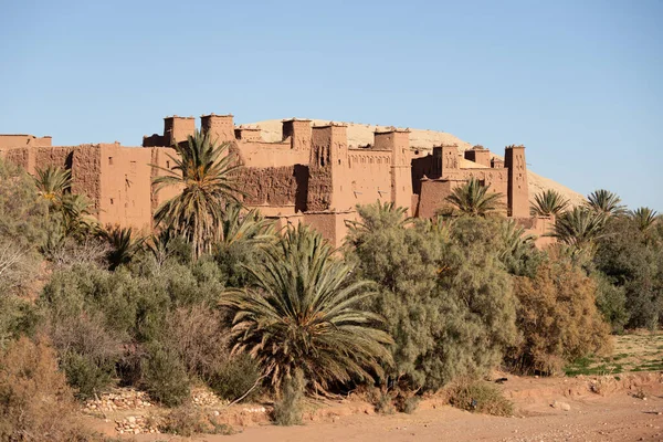 Ait Ben Haddou ksar Maroc, ancienne forteresse classée au patrimoine mondial de l'Unesco — Photo