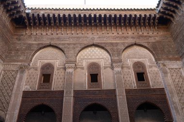 Ben Youssef Madrasa Marakeş Fas 01.05.2020 medresesi veya İslam Okulu