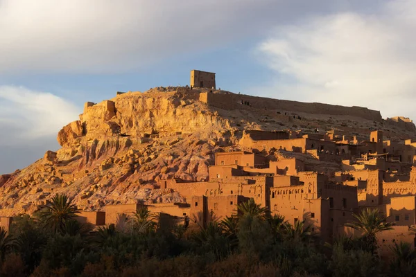 Ait Ben Haddou ksar Maroko, starobylá pevnost, která je UNESCO dědictví — Stock fotografie