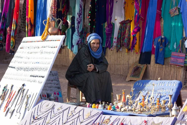 Unesco Heritage site, Ait Ben Haddou ksar Morocco 의 Tourist shop — 스톡 사진