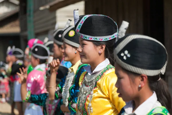 Luang Namtha Laos 2011 Imagens Muito Raras Crianças Hmong Região — Fotografia de Stock