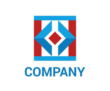 kare katı kutu paket temel nesne tasarım fikir logo Konsept illüstrasyon