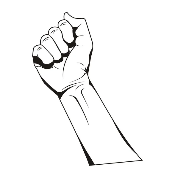 Menschen Hand Arm Halten Enge Geste Pose Symbol Design Illustration — Stockvektor