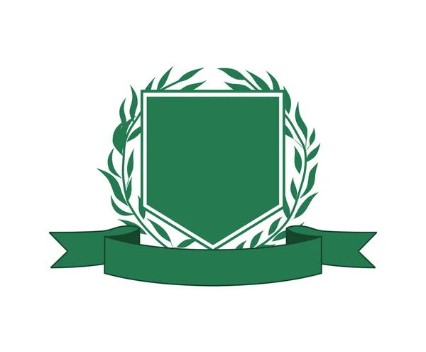 Embleem Badge Retro Sieraad Klassieke Antieke Banner Logo Ontwerp Idee — Stockvector