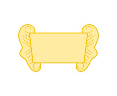 Klasik vintage retro afiş etiket şablon öğe işareti etiket kaydırma düz tasarım vektör tarzda tag.