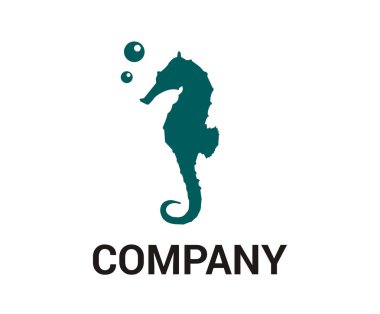 şirin tork ikonik denizatı altında su okyanus oturma hayvan deniz doğa yaşam su akvaryum hava kabarcık tasarım fikir konsept illüstrasyon karikatür