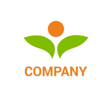 yaprak yeşil logo tasarlamak Tarım sanayi veya iş için