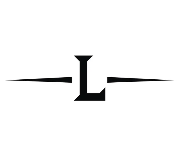 Número Numérico Romano Tipo Cincuenta Letra Alfabeto Logotipo Marca Ilustración — Archivo Imágenes Vectoriales