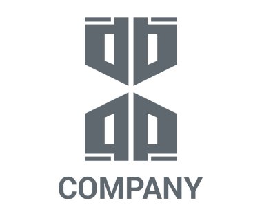 Gri renk ev Mimarlık İnşaat şekil geometrik mark logo kavramı tasarlamak sigorta primi kurumsal inşaat endüstrisi için inşa