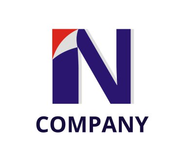 menekşe renk soyut etiket kat kağıda köşe logo grafik tasarım fikir illüstrasyon temiz modern tarzı ile herhangi bir profesyonel iş Şirket ilk türü harf n üstünde o ile