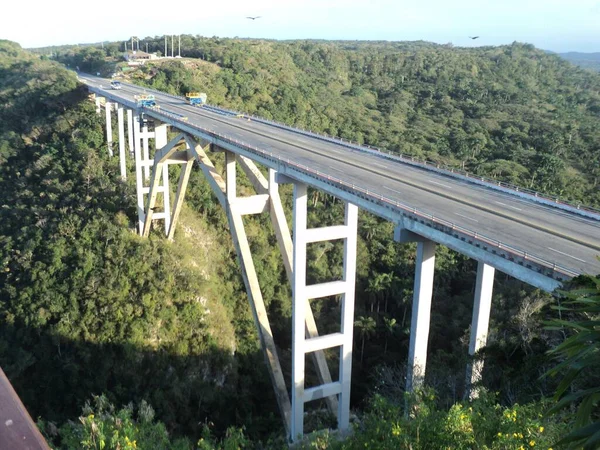 Vista Del Puente Mas Alto Cuba Mirador Desde Vía Varadero — Foto de Stock