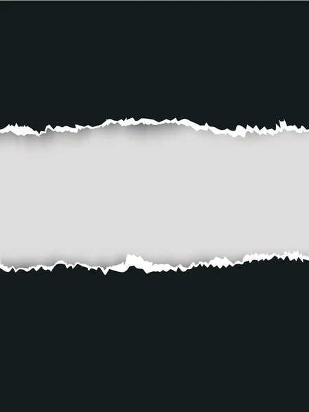 Sorunsuz yırtık kağıt ve beyaz arka plan metin için yer ile vektör sanat ve illüstrasyon.