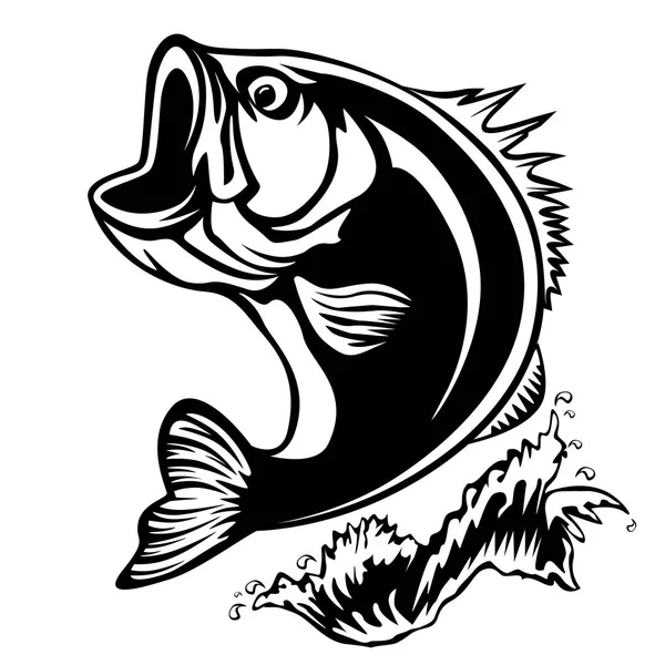 Download Fishing Logo Bass Fish Rod Club Emblem Fishing Theme ...