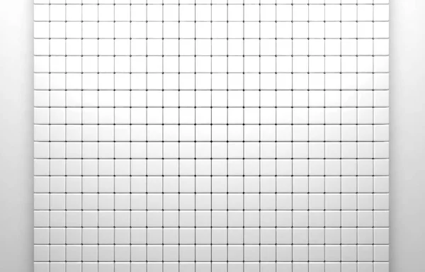 Abstraktní Geometrické Obrazce Bílé Kostky Render — Stock fotografie