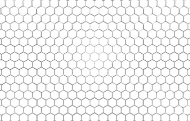 Duo sesi altıgen 3d arka plan doku. 3D render illüstrasyon. Fütüristik arka plan.