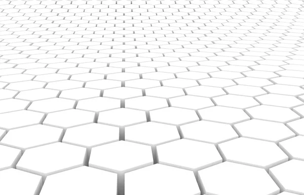 Duo Tone Hexagon Hintergrundtextur Darstellung Futuristischer Abstrakter Hintergrund — Stockfoto