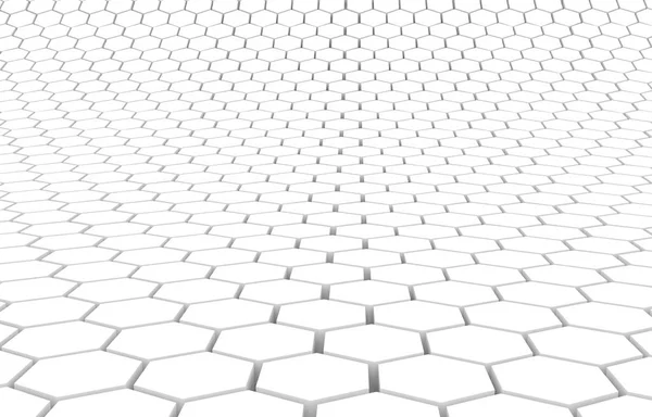 Duo tone hexagon 3D background texture. 3d rendering illustration. Futuristic abstract background.